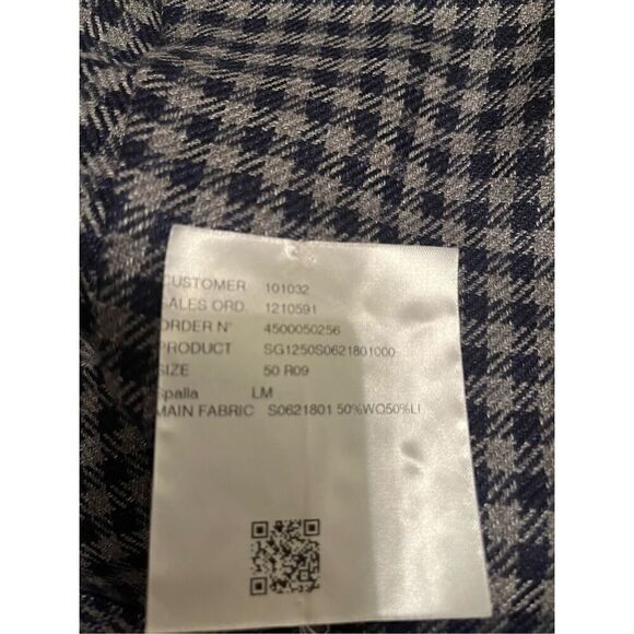 Sartori Napoli Wool Linen Blend Blazer NWT NEW - Picture 13 of 14